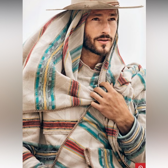 Tommy Bahama & Pendleton Island Serape Stipe Shirt Jacket Size XXL - Picture 2 of 13